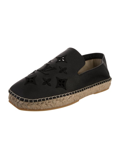 Louis Vuitton Leather Colorblock Pattern Espadrille Sneakers