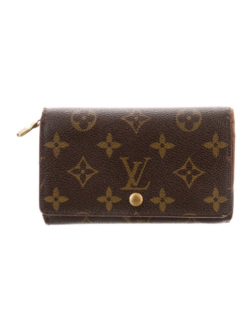 Louis Vuitton LV Monogram Coated Canvas Trésor Wallet