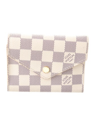Louis Vuitton Damier Azur Pattern Coated Canvas Victorine Wallet