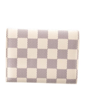 Louis Vuitton Damier Azur Pattern Coated Canvas Victorine Wallet