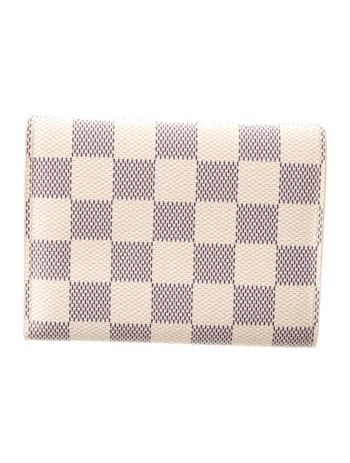 Louis Vuitton Damier Azur Pattern Coated Canvas Victorine Wallet