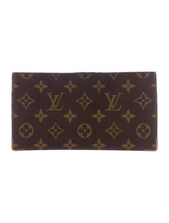 Louis Vuitton Monogram Pattern Checkbook Holder