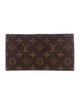 Louis Vuitton Monogram Pattern Checkbook Holder