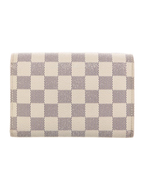 Louis Vuitton Damier Azur Pattern Coated Canvas Alexandra Wallet