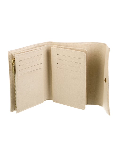 Louis Vuitton Damier Azur Pattern Coated Canvas Alexandra Wallet