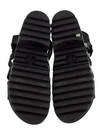 Louis Vuitton LV Monogram Leather Gladiator Sandals