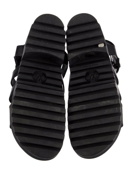 Louis Vuitton LV Monogram Leather Gladiator Sandals