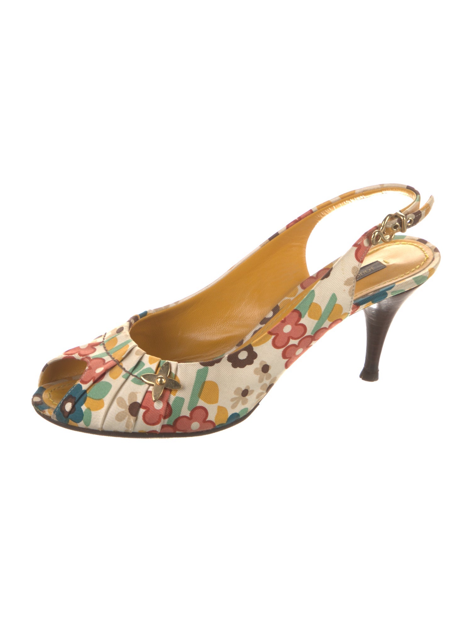 Louis Vuitton Vintage 2007 Slingback Pumps