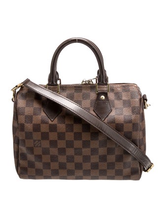 Louis Vuitton Damier Ebene Speedy Bandouliere 25