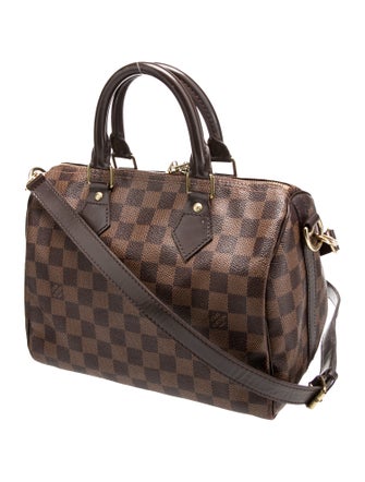 Louis Vuitton Damier Ebene Speedy Bandouliere 25