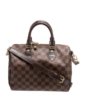 Louis Vuitton Damier Ebene Speedy Bandouliere 25