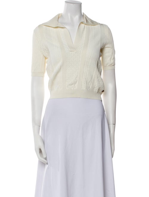 Louis Vuitton 2018 V-Neck Crop Top