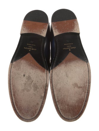 Louis Vuitton LV Monogram Leather Dress Loafers