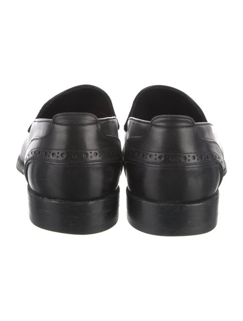 Louis Vuitton Leather Tassel Accents Dress Loafers