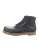 Louis Vuitton Leather Lace-Up Boots