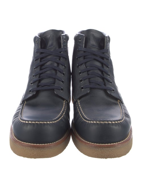 Louis Vuitton Leather Lace-Up Boots