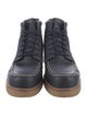 Louis Vuitton Leather Lace-Up Boots