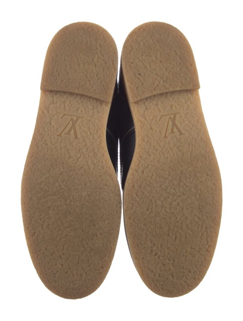 Louis Vuitton Leather Lace-Up Boots
