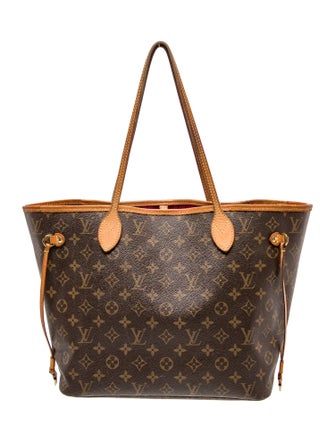 Louis Vuitton LV Monogram Neverfull w/Pouch MM