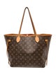 Louis Vuitton LV Monogram Neverfull w/Pouch MM