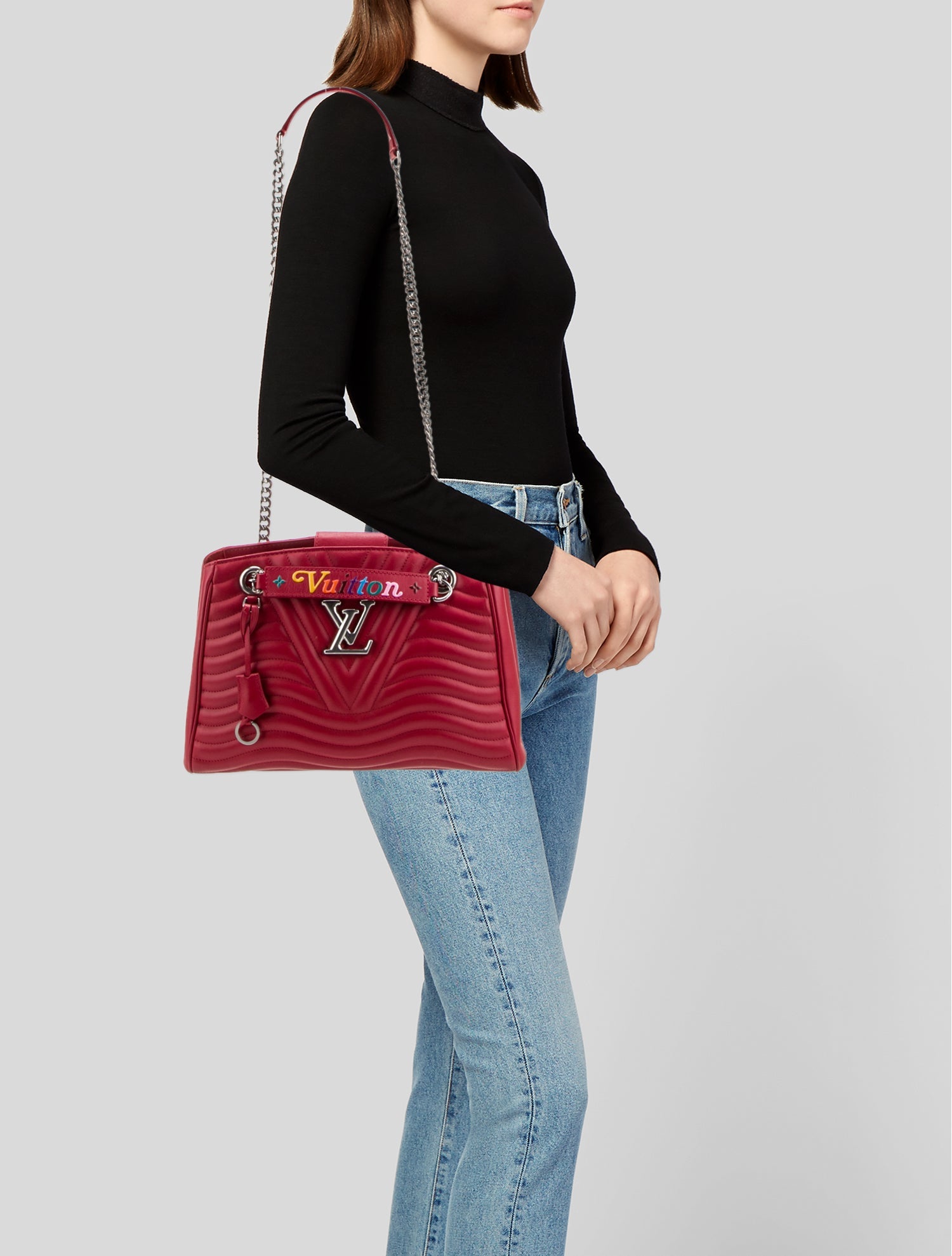 Louis Vuitton Leather New Wave Chain Tote