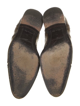 Louis Vuitton Snakeskin Animal Print Oxfords