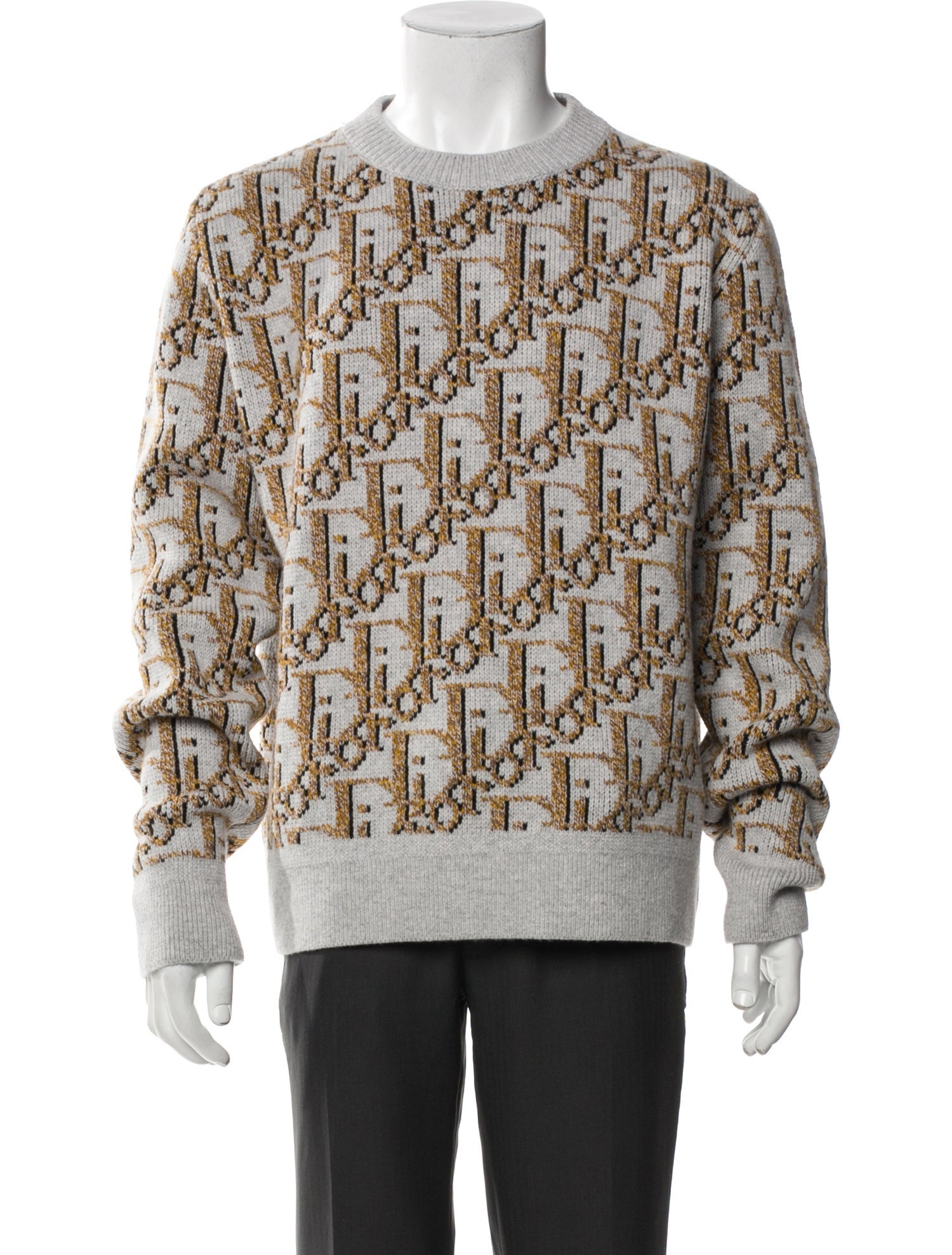 DIOR MEN 2019 Oblique Jacquard Pullover