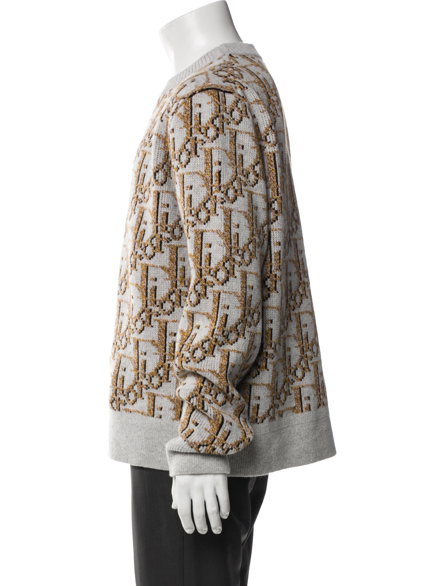 DIOR MEN 2019 Oblique Jacquard Pullover