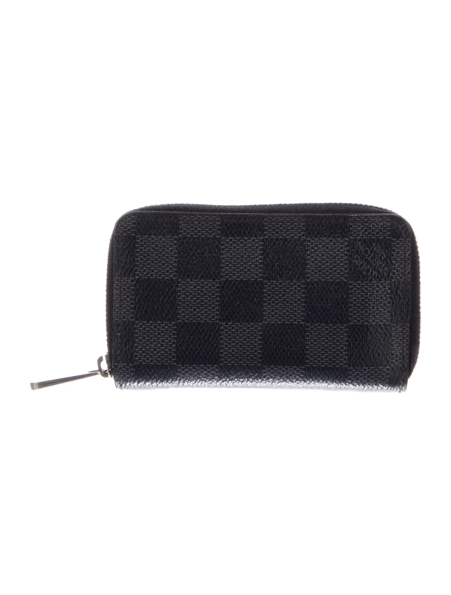 Louis Vuitton 2018 Damier Graphite Pattern Zippy Coin Purse