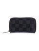 Louis Vuitton 2018 Damier Graphite Pattern Zippy Coin Purse