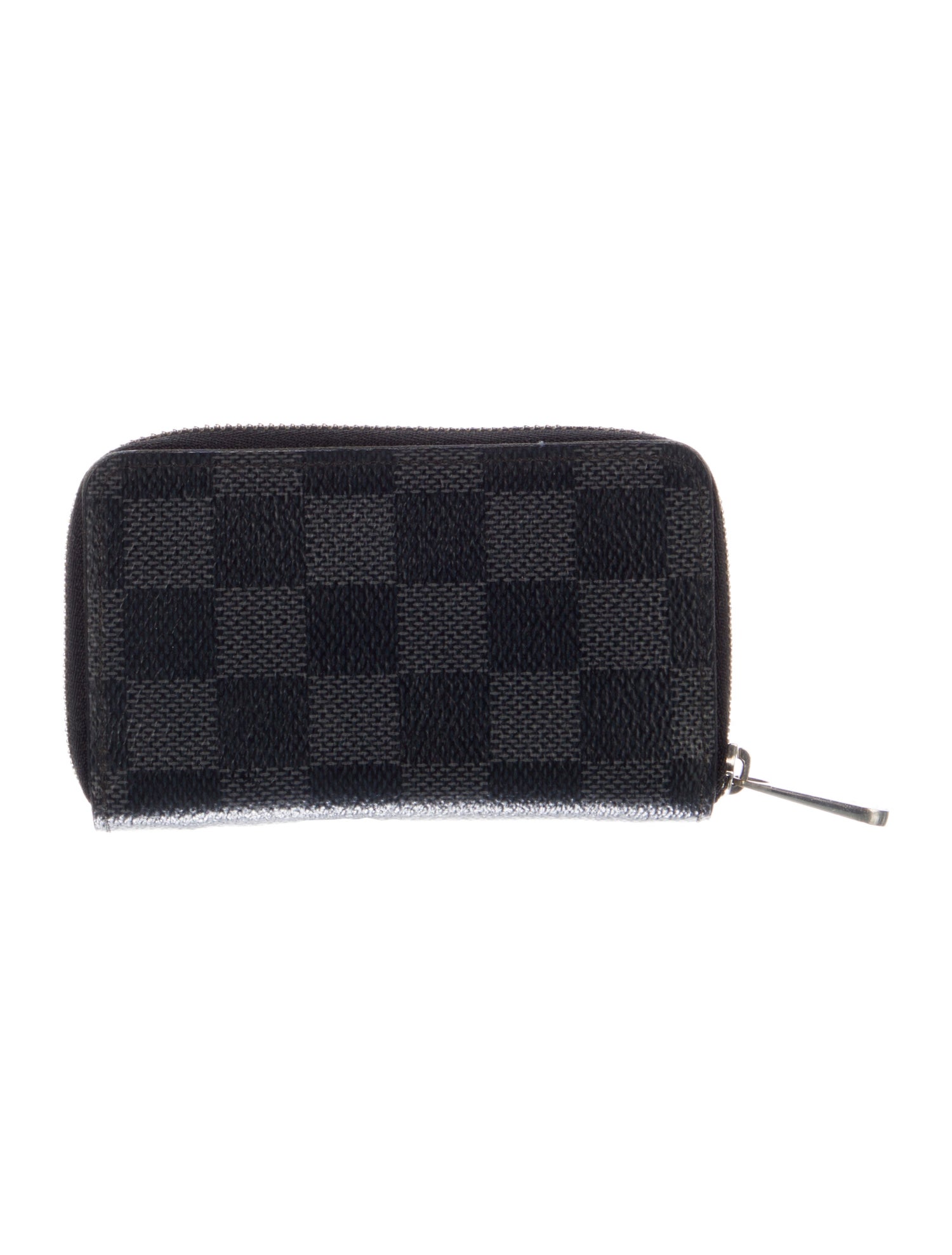 Louis Vuitton 2018 Damier Graphite Pattern Zippy Coin Purse