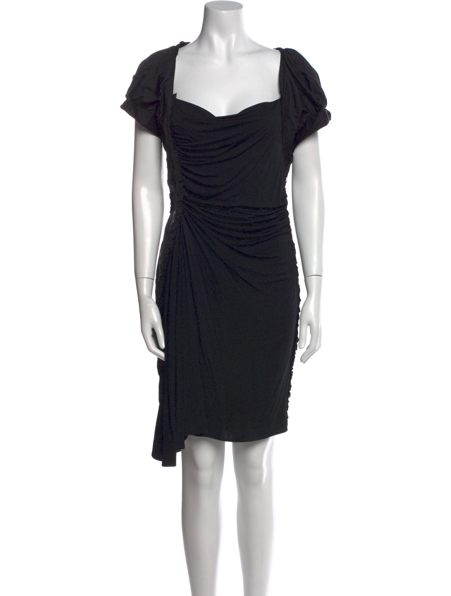 Louis Vuitton Cowl Neck Knee-Length Dress