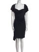 Louis Vuitton Cowl Neck Knee-Length Dress