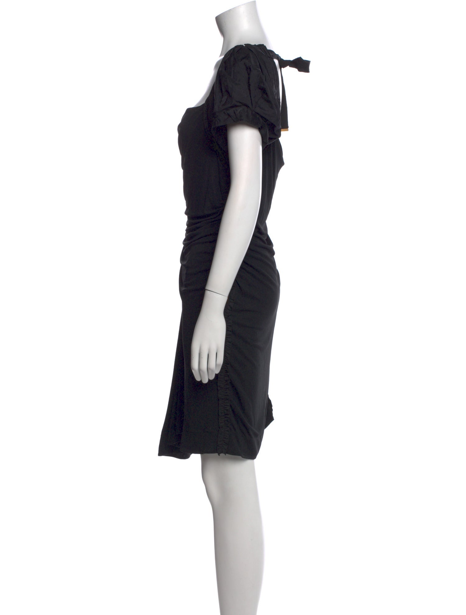 Louis Vuitton Cowl Neck Knee-Length Dress
