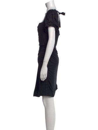 Louis Vuitton Cowl Neck Knee-Length Dress
