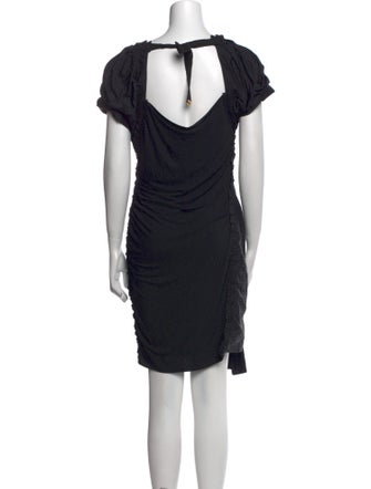 Louis Vuitton Cowl Neck Knee-Length Dress