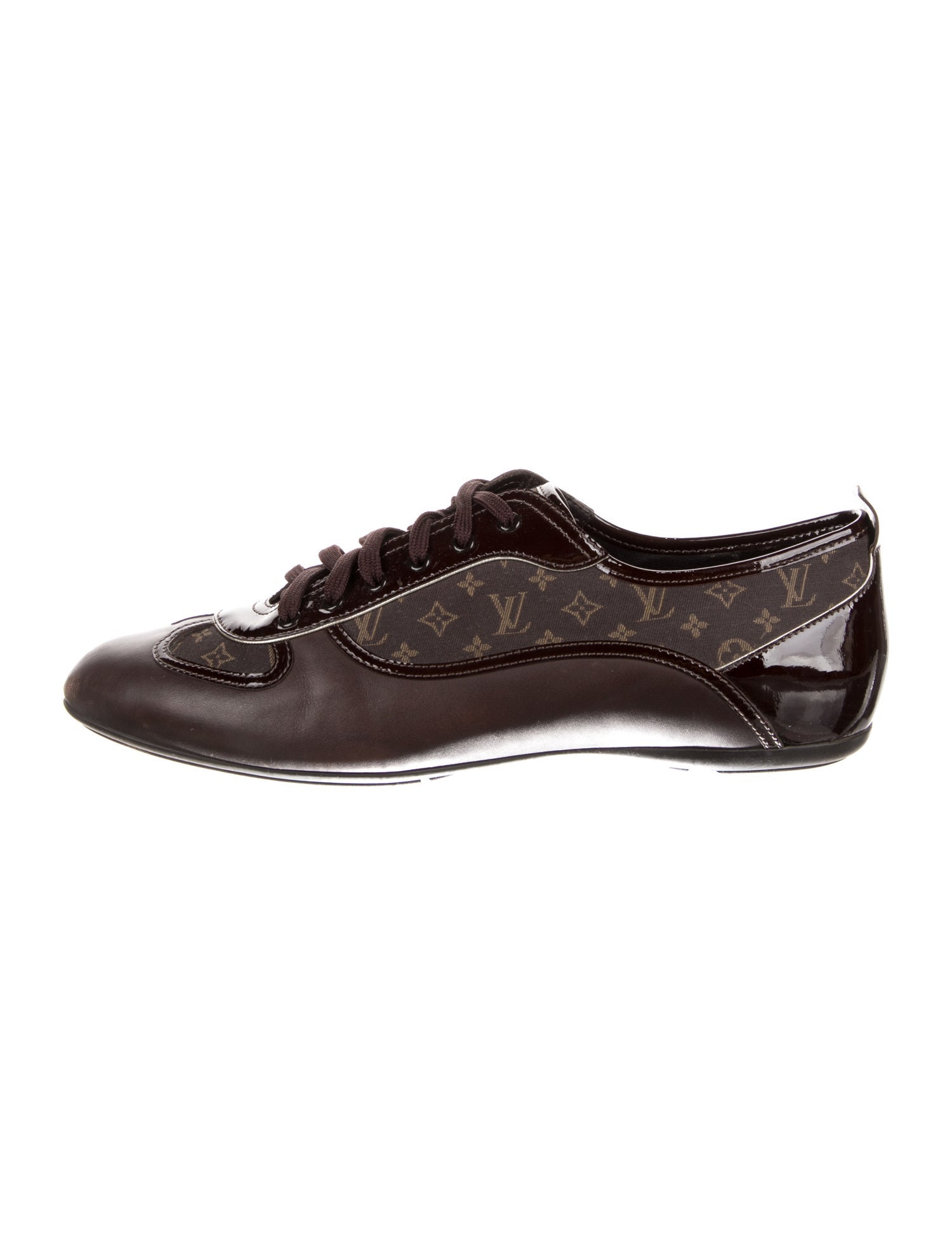 Louis Vuitton LV Monogram Patent Leather Sneakers