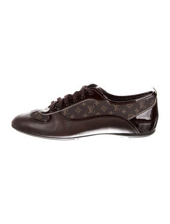 Louis Vuitton LV Monogram Patent Leather Sneakers