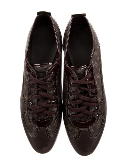 Louis Vuitton LV Monogram Patent Leather Sneakers