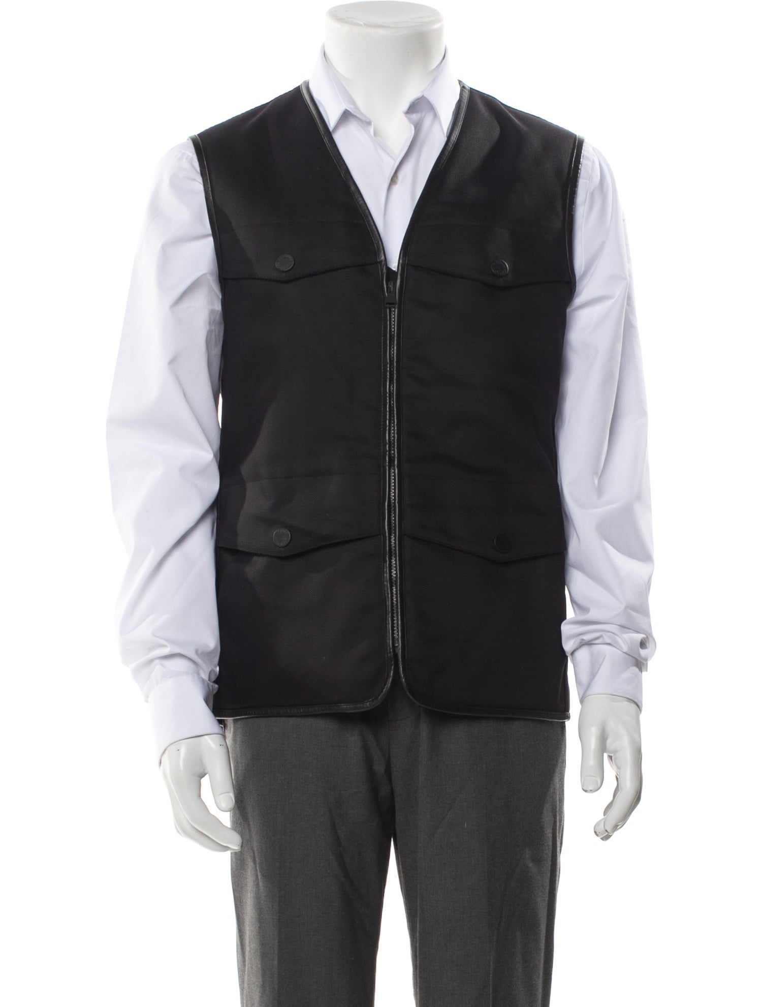 Louis Vuitton 2011 Damier Graphite Pattern Vest