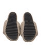 Louis Vuitton LV Monogram Shearling Slides