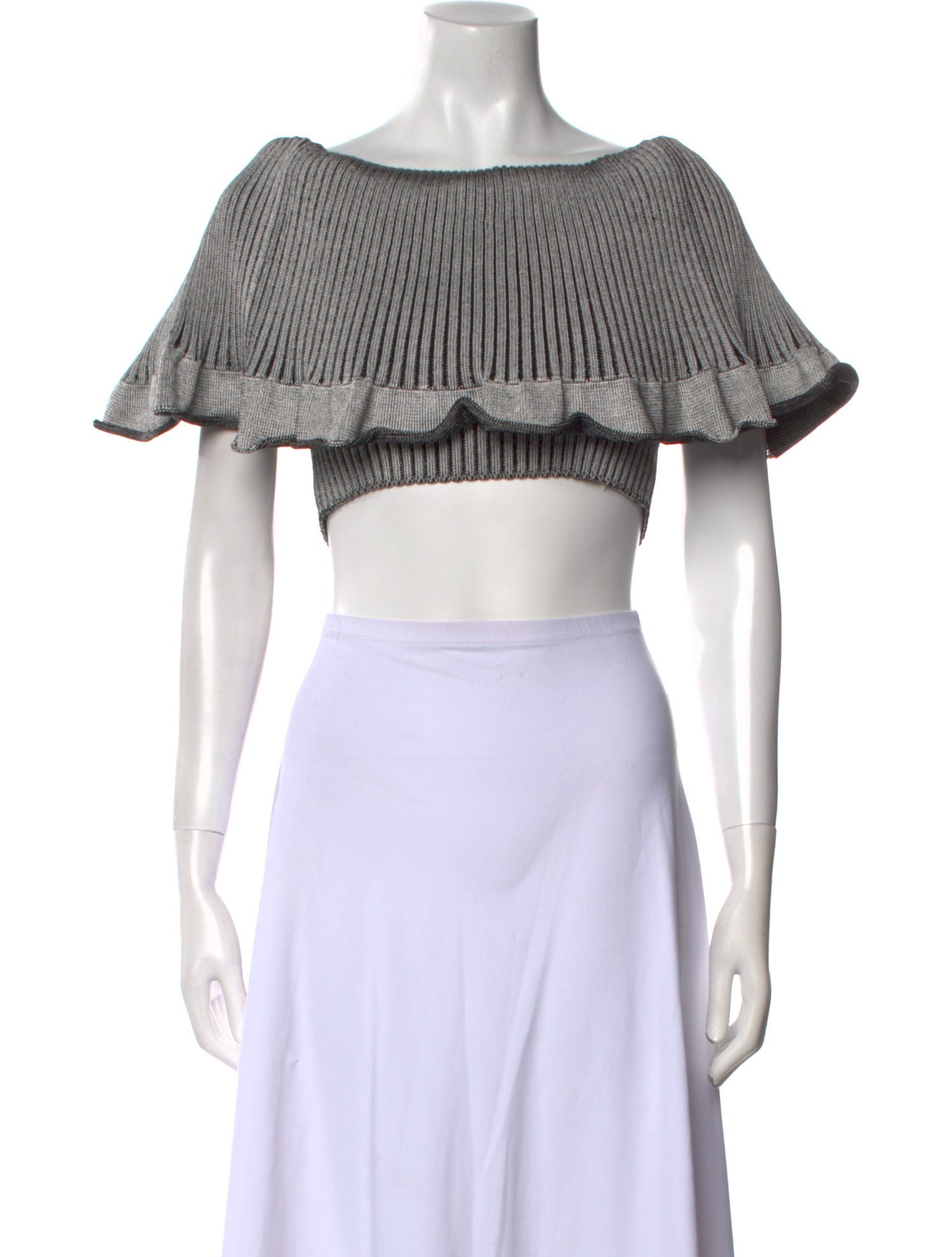 Louis Vuitton 2022 Off-The-Shoulder Crop Top