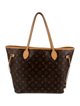 Louis Vuitton LV Monogram Neverfull w/Pouch MM