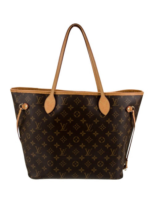 Louis Vuitton LV Monogram Neverfull w/Pouch MM