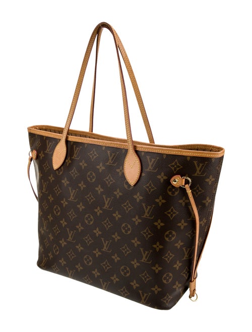 Louis Vuitton LV Monogram Neverfull w/Pouch MM
