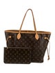 Louis Vuitton LV Monogram Neverfull w/Pouch MM