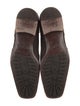 Louis Vuitton Suede Tassel Accents Dress Loafers