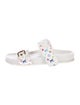 Louis Vuitton Leather Printed Slides