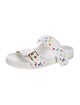 Louis Vuitton Leather Printed Slides