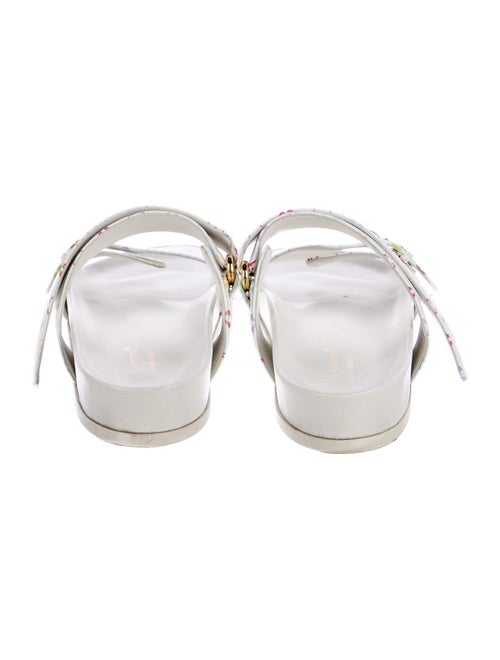 Louis Vuitton Leather Printed Slides